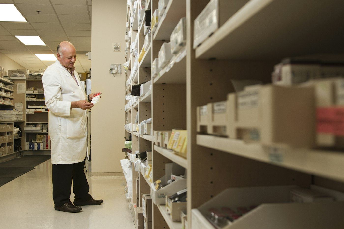 Pharmacist at work